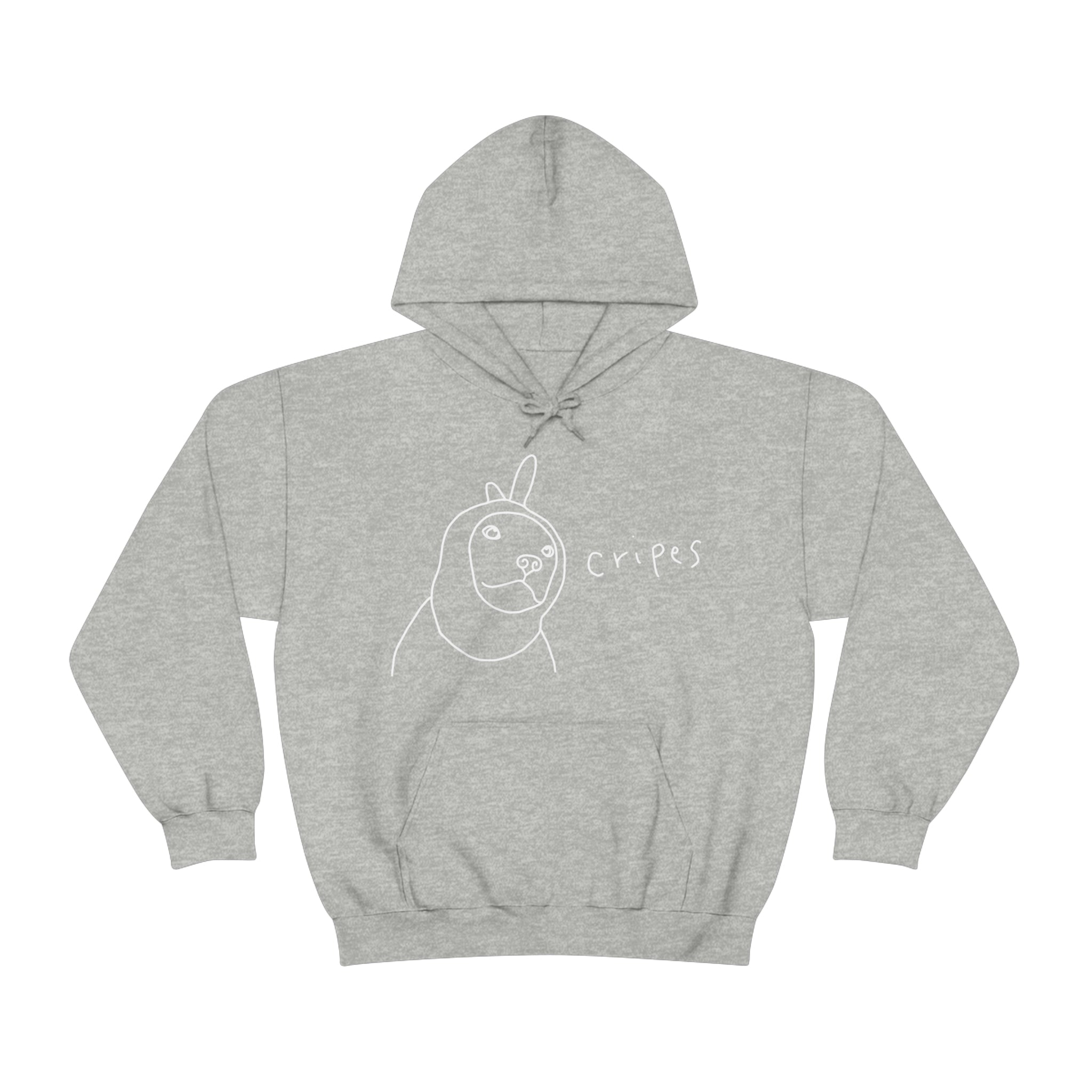 "Cripes" Adult Unisex Heavy Blend™ Hooded Sweatshirt White Print