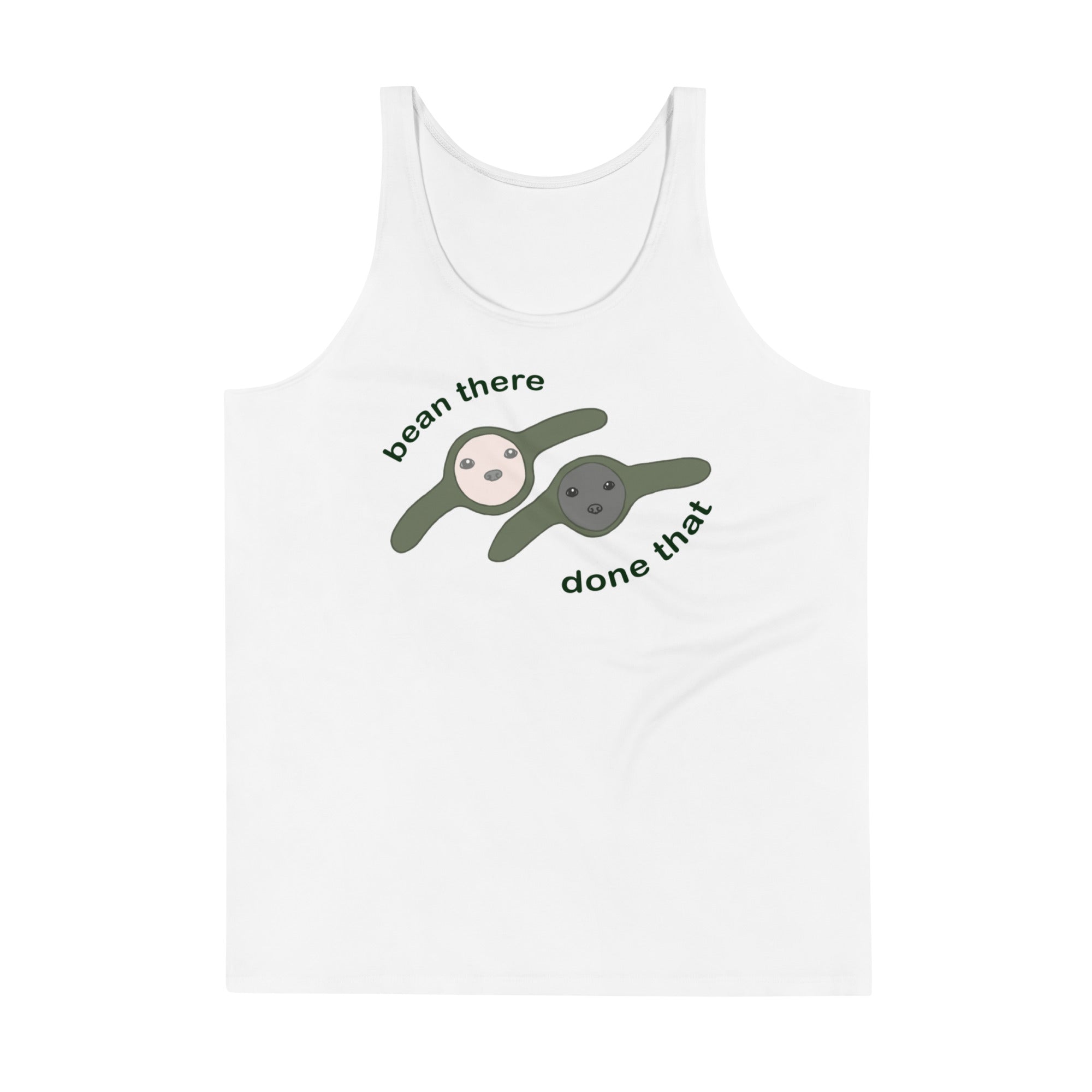 "Bean There, Done That" Adult Unisex Tank Top