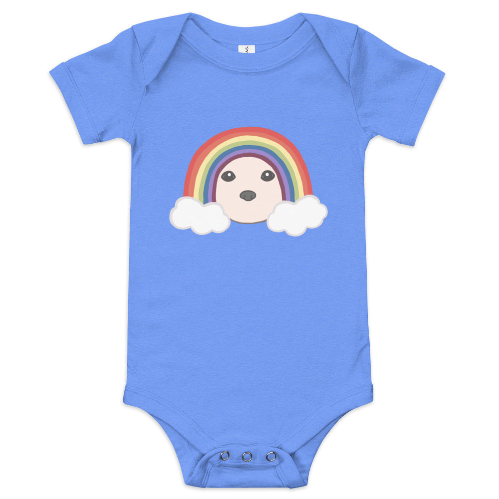 Rainbow Baby short sleeve one piece