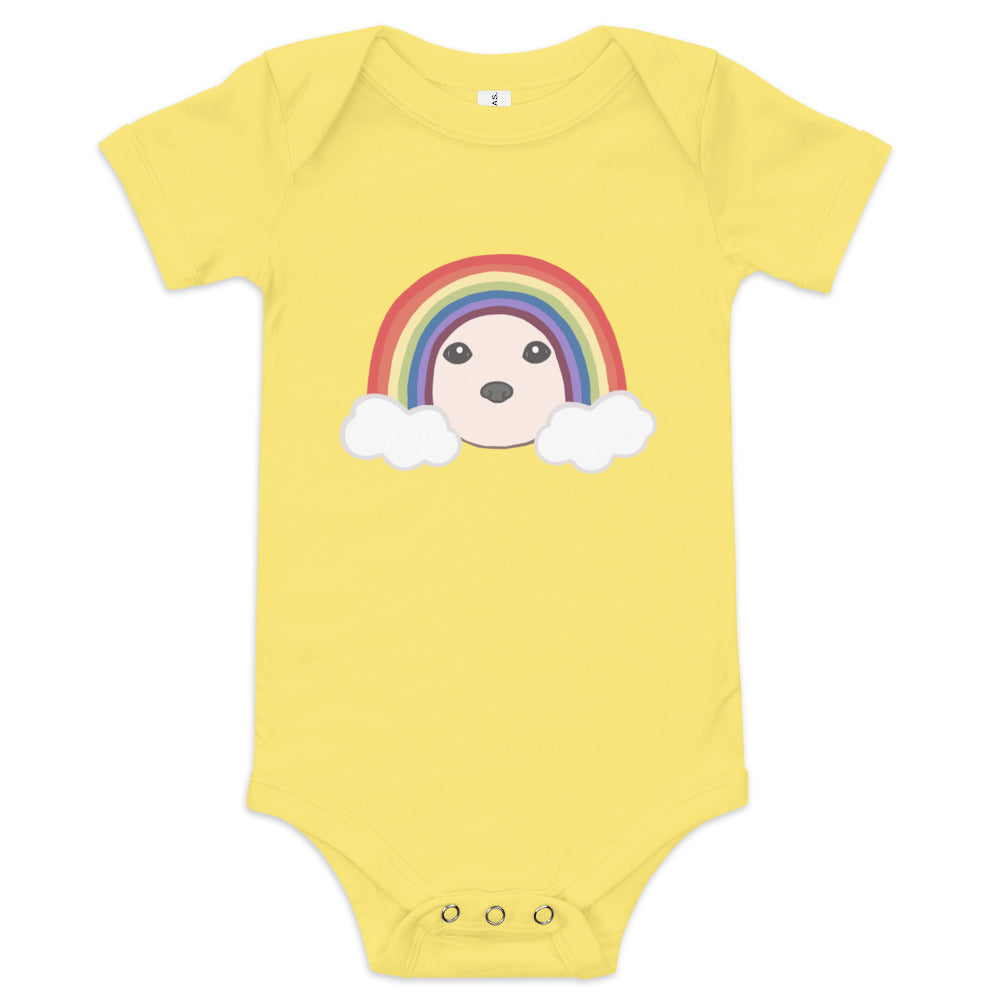 Rainbow Baby short sleeve one piece
