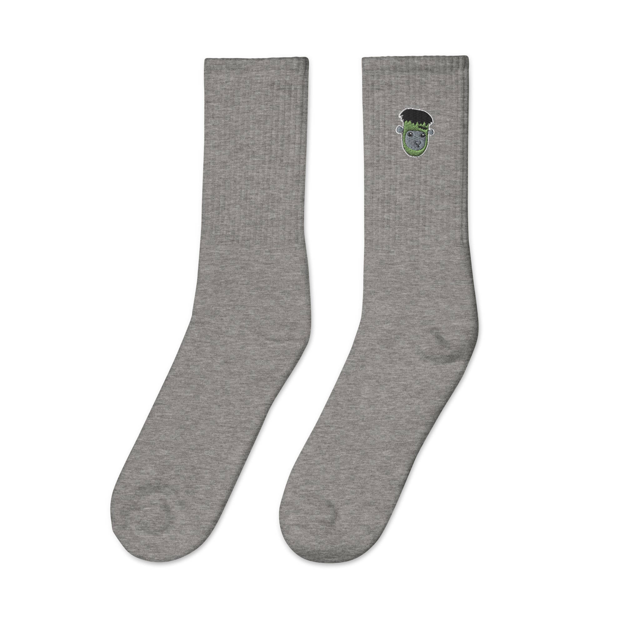 Franken Ivy Embroidered Unisex Socks Adult