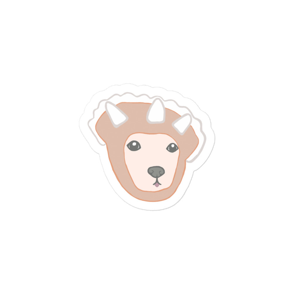 Sookie Triceratops Blep Bubble-free stickers