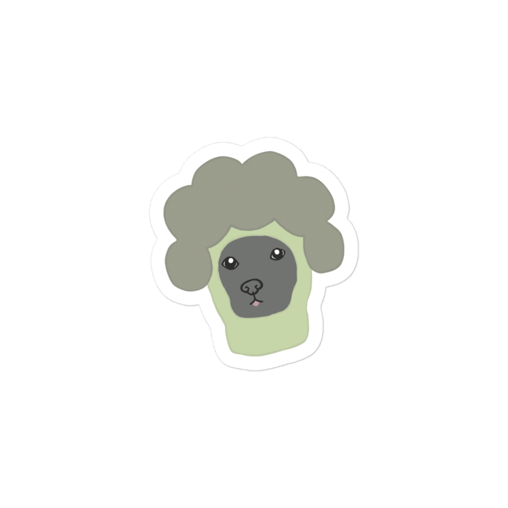 Ivy Broccoli Blep Bubble-free stickers