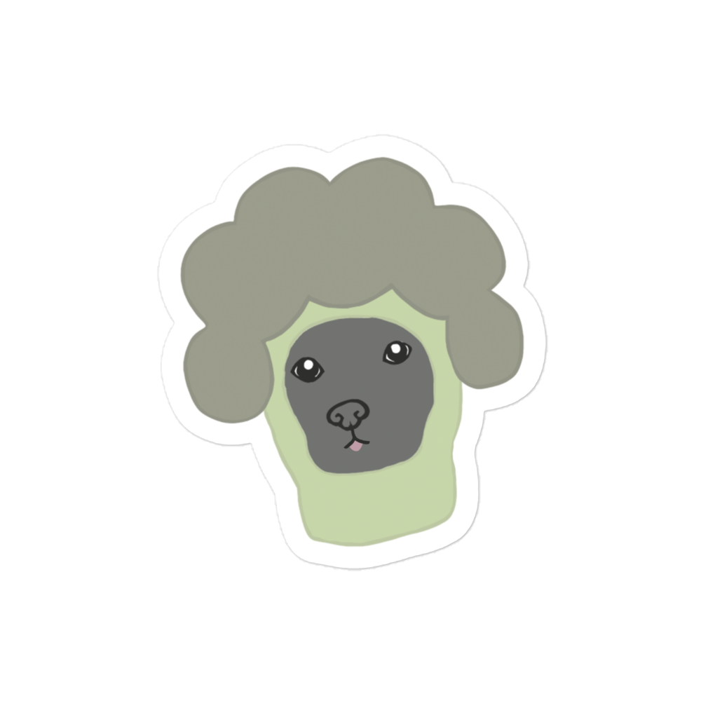 Ivy Broccoli Blep Bubble-free stickers