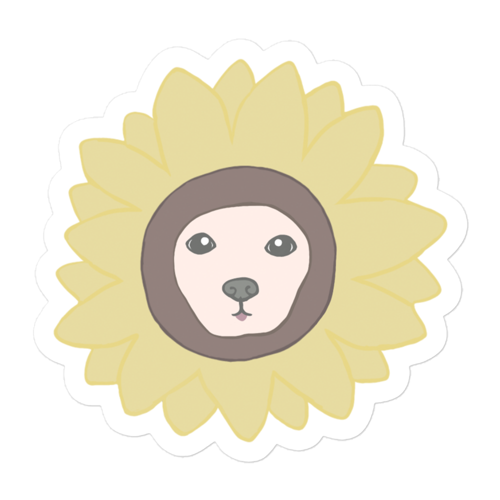 Sookie Sunflower Blep Bubble-free stickers