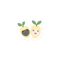 Pair of Lemons Bubble-free stickers