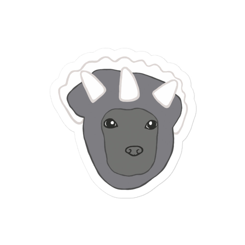 Ivy Triceratops Bubble-free stickers