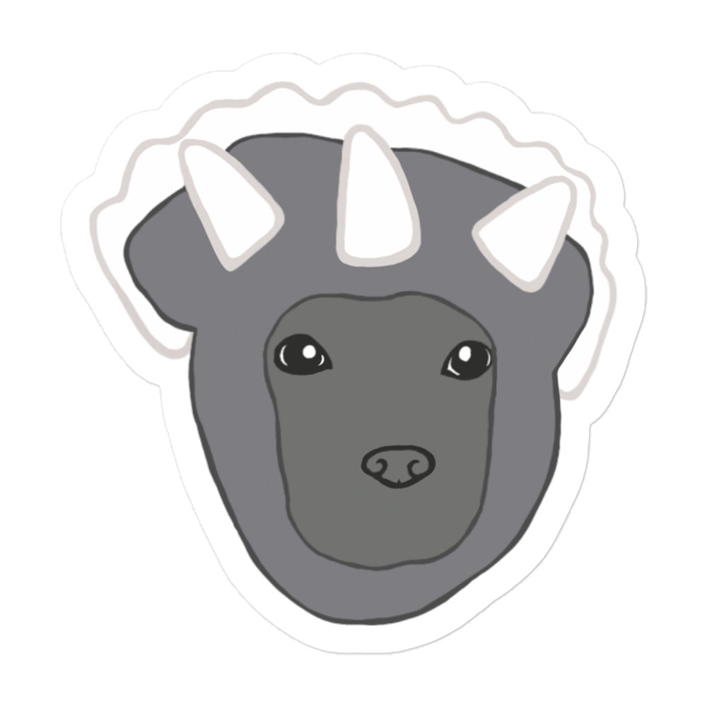 Ivy Triceratops Bubble-free stickers