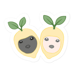 Pair of Lemons Bubble-free stickers