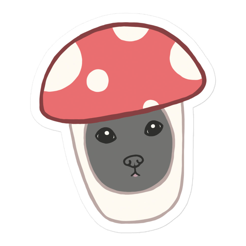 Ivy Mushroom Blep Bubble-free stickers