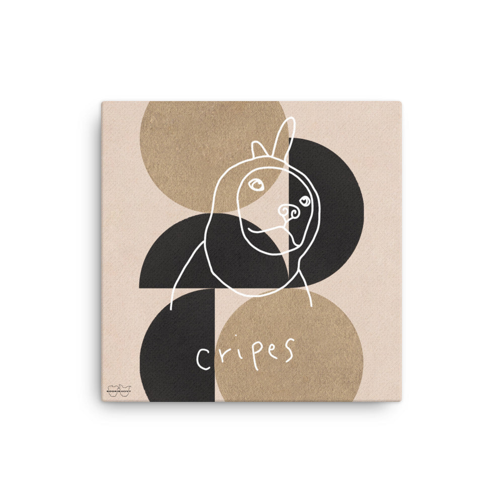 "Cripes" Multicolor Thin canvas