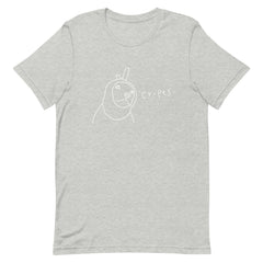 "Cripes" Adult Unisex t-shirt White Print