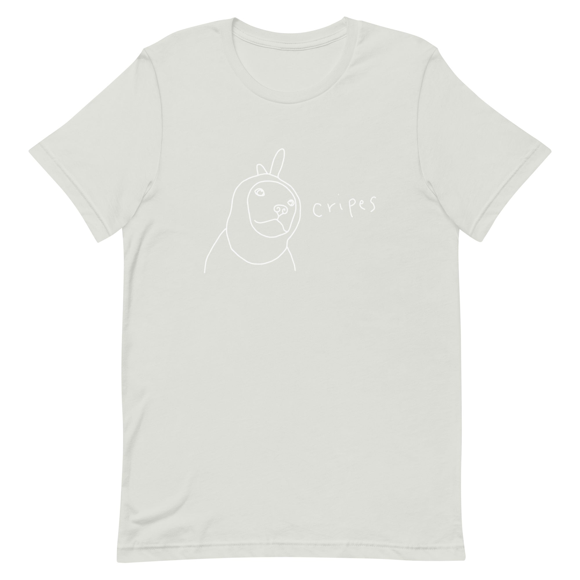 "Cripes" Adult Unisex t-shirt White Print