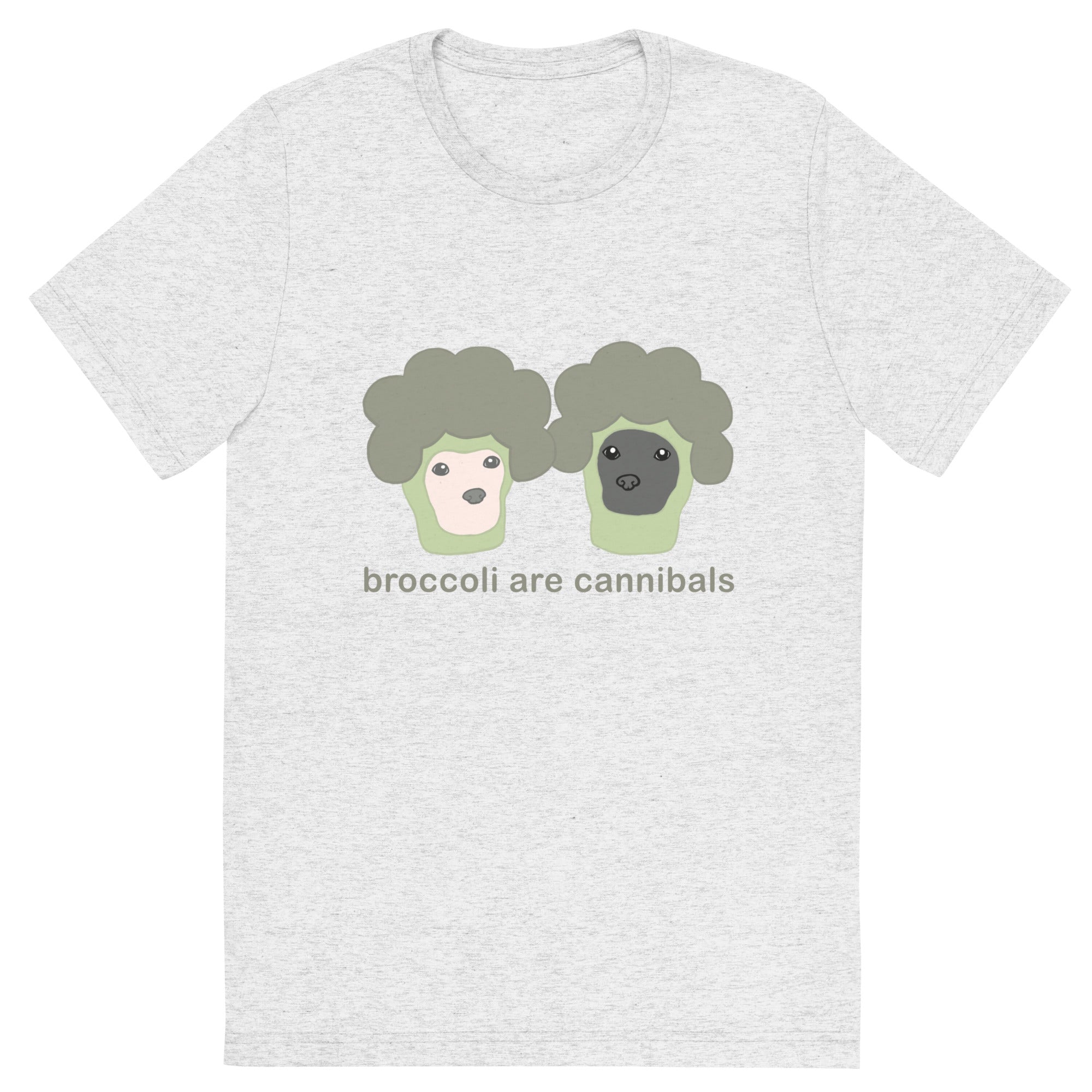 "Broccoli Are Cannibals" Adult Unisex Short sleeve t-shirt